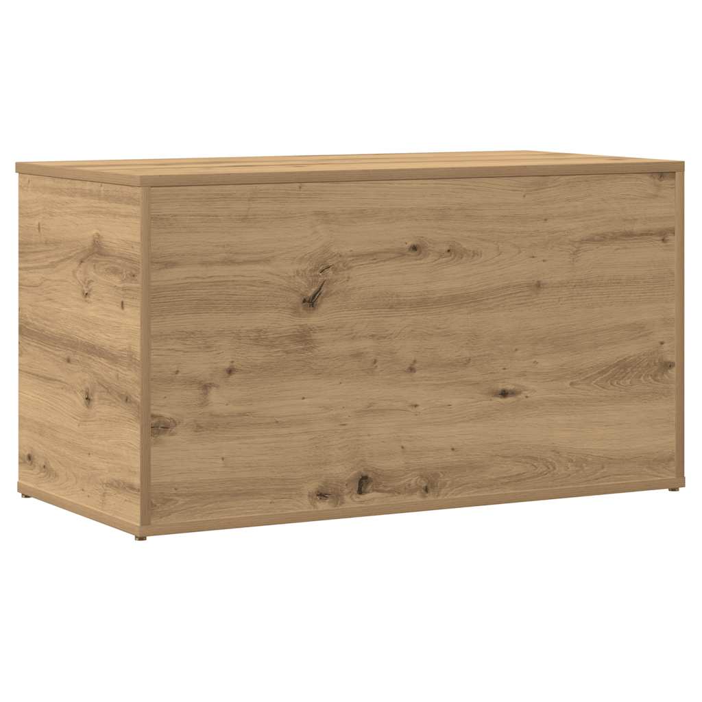 opbevaringskasse 84x42x46 cm konstrueret træ kunsteg