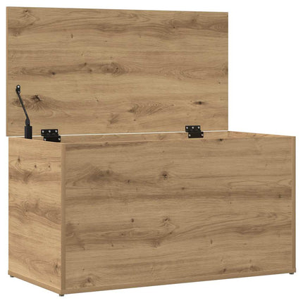 opbevaringskasse 84x42x46 cm konstrueret træ kunsteg