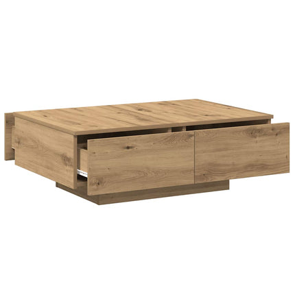 sofabord 90x60x31 cm konstrueret træ kunsteg
