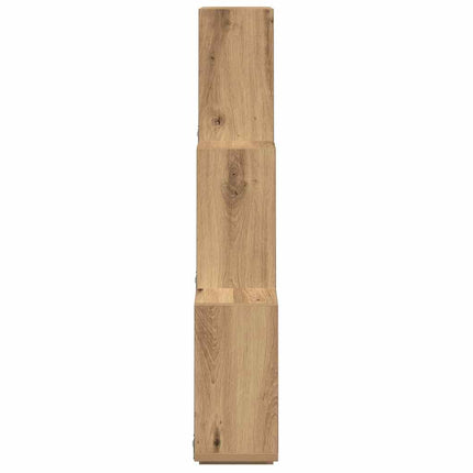 vægreol 78x15x93 cm konstrueret træ kunsteg