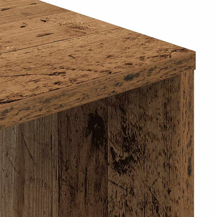 skrivebord 102,5x35x75 cm konstrueret træ antikt træ
