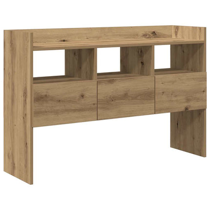 skænk 105x30x70 cm konstrueret træ egetræsfarve