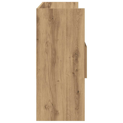 skænk 105x30x70 cm konstrueret træ egetræsfarve
