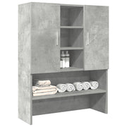 vaskemaskineskab 70,5x25,5x90 cm betongrå