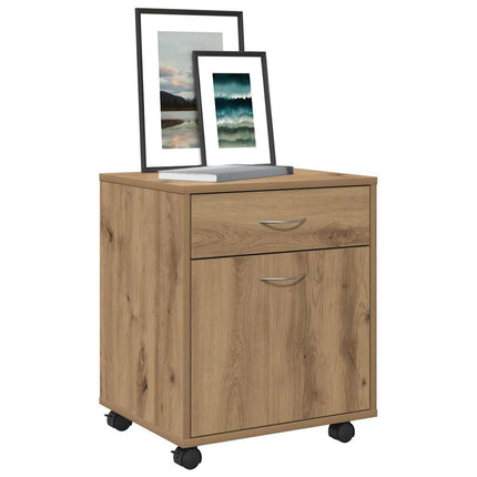 rullebord 45x38x54 cm konstrueret træ kunsteg