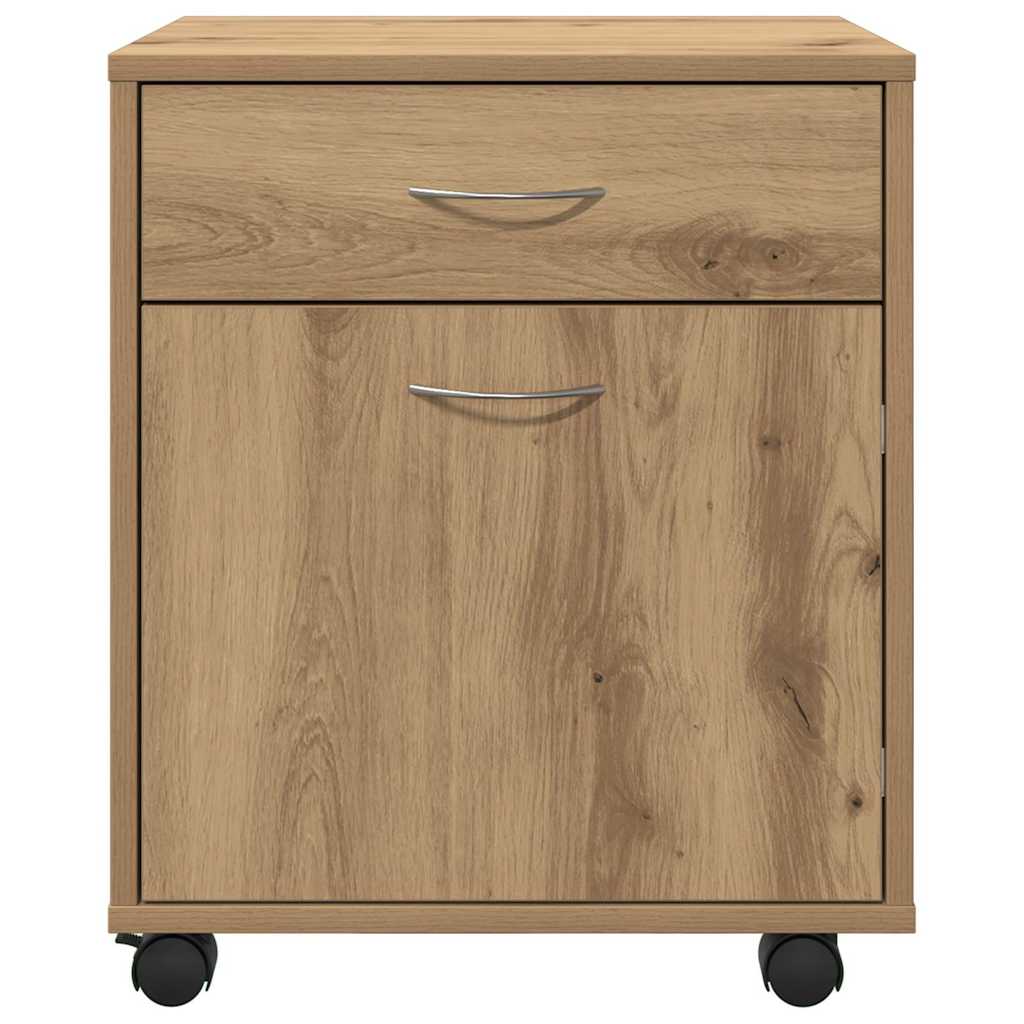 rullebord 45x38x54 cm konstrueret træ kunsteg