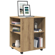 rullebord 60x53x72 cm konstrueret træ kunsteg