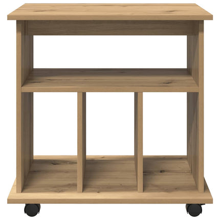 rullebord 60x45x60 cm konstrueret træ kunsteg