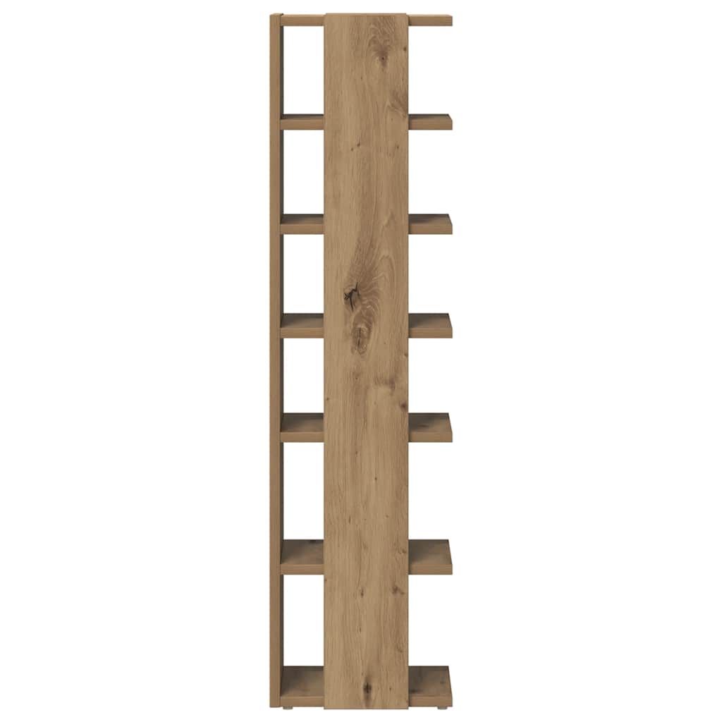 skoskabe 2 stk. 28x27x102 cm konstrueret træ kunsteg