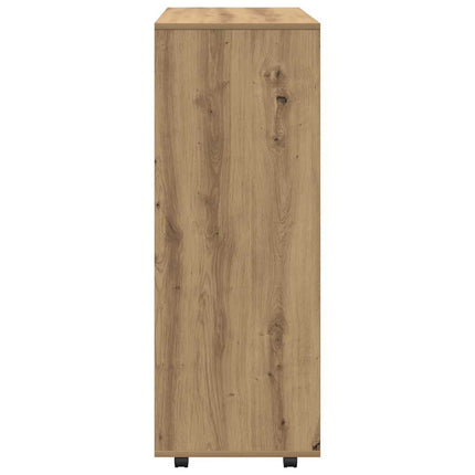 garderobe 80x40x110 cm konstrueret træ kunsteg