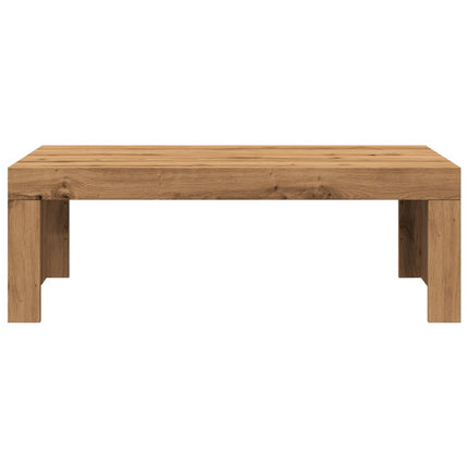 sofabord 102x50x35 cm konstrueret træ kunsteg