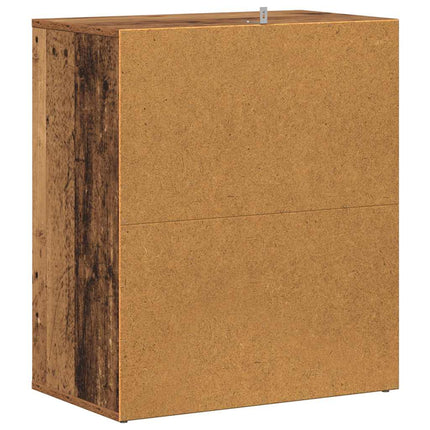 skoreol 60x35x70 cm konstrueret træ antikt træ