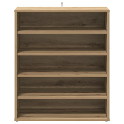 skoskab 60x35x70 cm konstrueret træ kunsteg