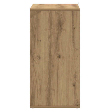 skoskab 60x35x70 cm konstrueret træ kunsteg