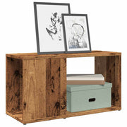 tv-bord 60x24x32 cm konstrueret træ antikt træ