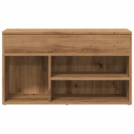 skobænk 80x30x45 cm konstrueret træ kunsteg