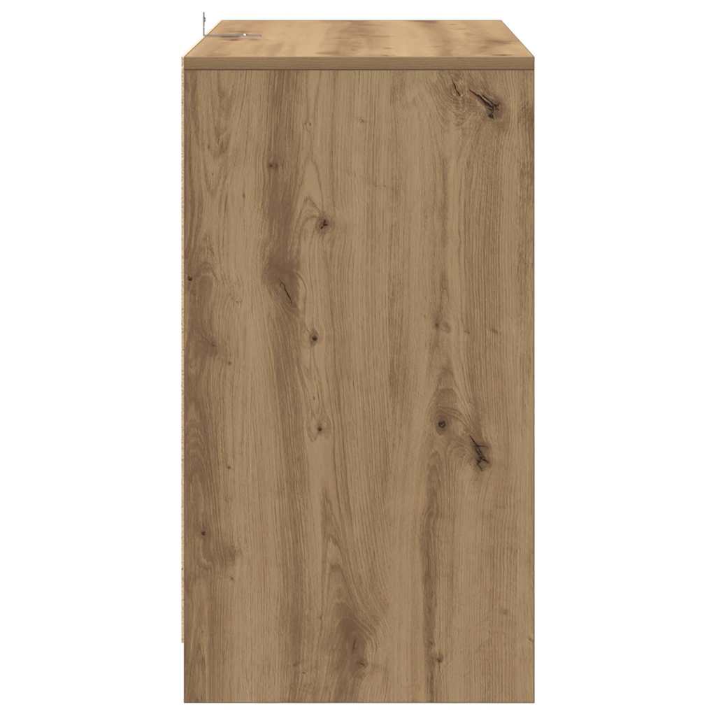 skænk 70x41x75 cm konstrueret træ kunsteg