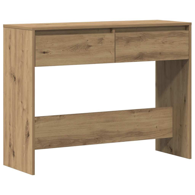 konsolbord 100x35x76,5 cm konstrueret træ kunsteg