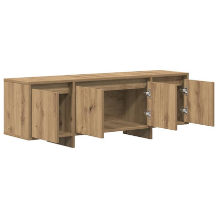 tv-bord 120x30x40,5 cm konstrueret træ kunsteg