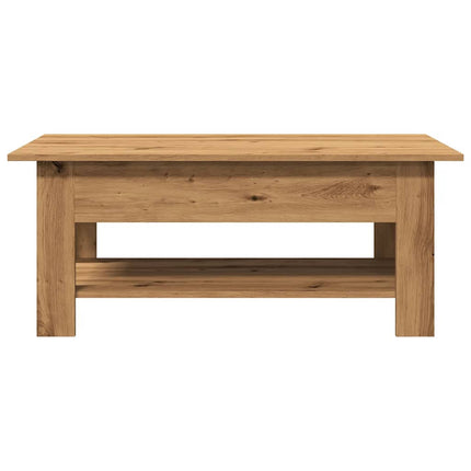 sofabord 102x55x42 cm konstrueret træ kunsteg