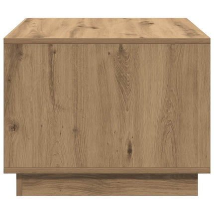 sofabord 55x55x42 cm konstrueret træ kunsteg