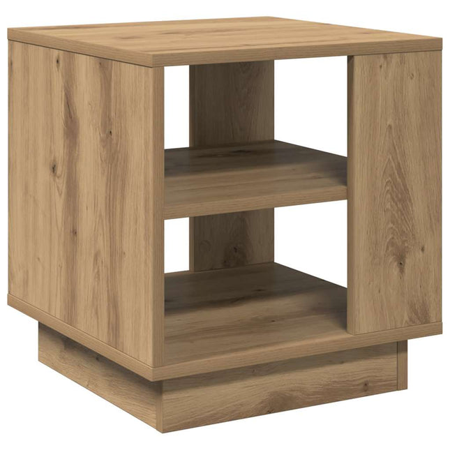 sofabord 40x40x43 cm konstrueret træ kunsteg