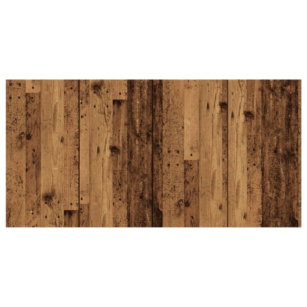 sengegærde 160x1,5x80 cm konstrueret træ antikt trælook