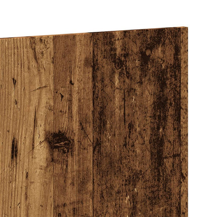sengegærde 160x1,5x80 cm konstrueret træ antikt trælook
