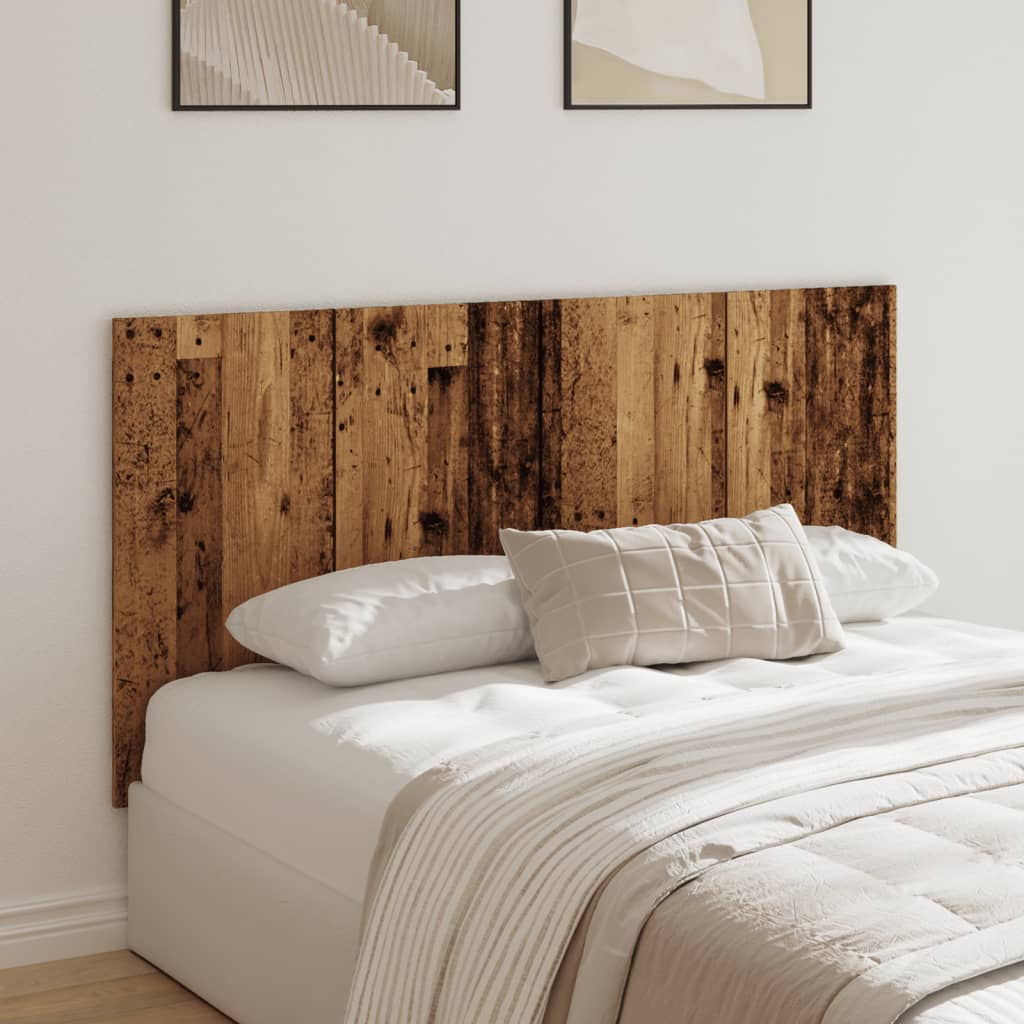 sengegærde 160x1,5x80 cm konstrueret træ antikt trælook