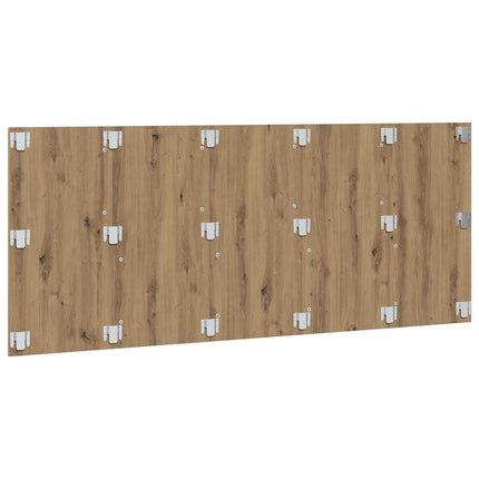 sengegærde 200x1,5x80 cm konstrueret træ kunsteg