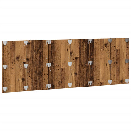 sengegærde 240x1,5x80 cm konstrueret træ gammelt træ-look