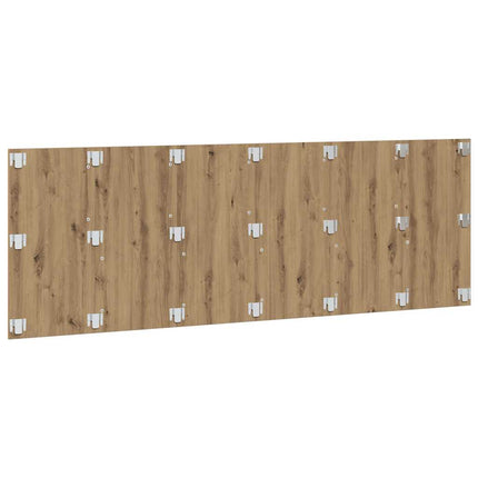 sengegærde 240x1,5x80 cm konstrueret træ kunsteg