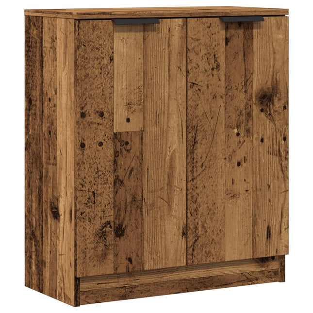 skænk 60x30x70 cm konstrueret træ antikt trælook