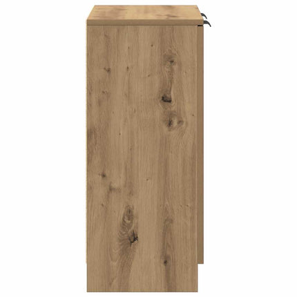 skænk 60x30x70 cm konstrueret træ kunsteg