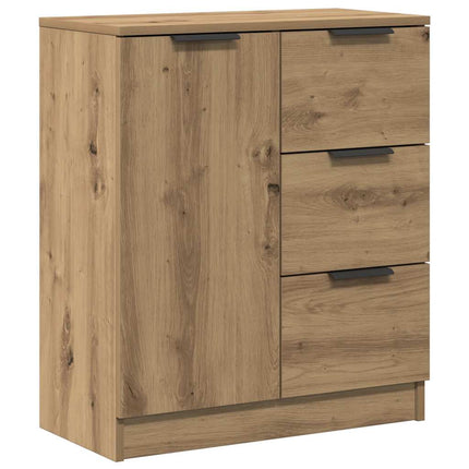 skænk 60x30x70 cm konstrueret træ kunsteg