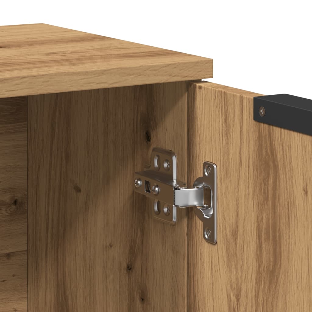 skænk 60x30x70 cm konstrueret træ kunsteg