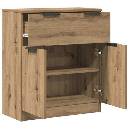 skænk 60x30x70 cm konstrueret træ kunsteg