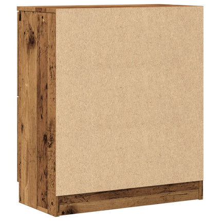 skænk 60x30x70 cm konstrueret træ antikt trælook
