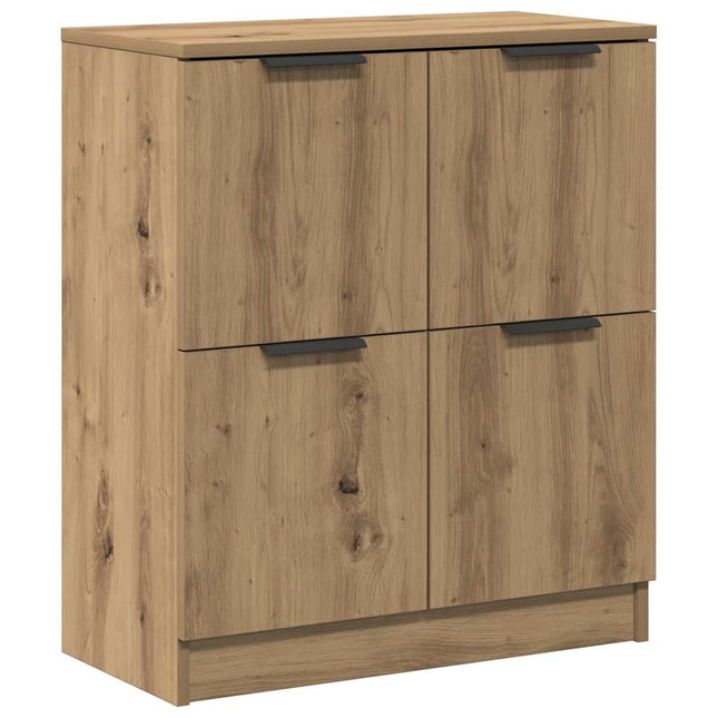 skænk 60x30x70 cm konstrueret træ kunsteg