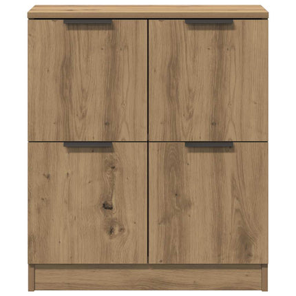 skænk 60x30x70 cm konstrueret træ kunsteg