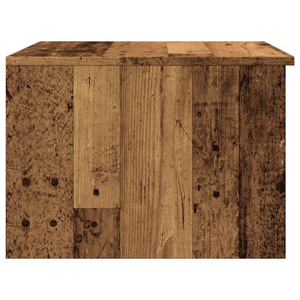 sofabord 50x50x36 cm konstrueret træ antikt træ