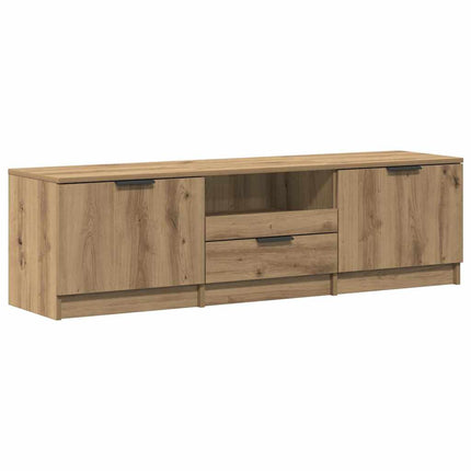TV-skab håndlavet eg 140x35x40 cm konstrueret træ