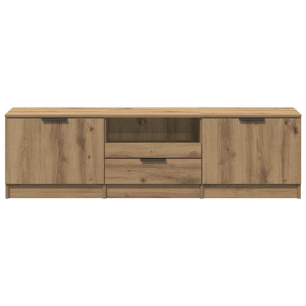 TV-skab håndlavet eg 140x35x40 cm konstrueret træ
