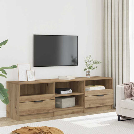 tv-bord 150x33,5x45 cm konstrueret træ kunsteg