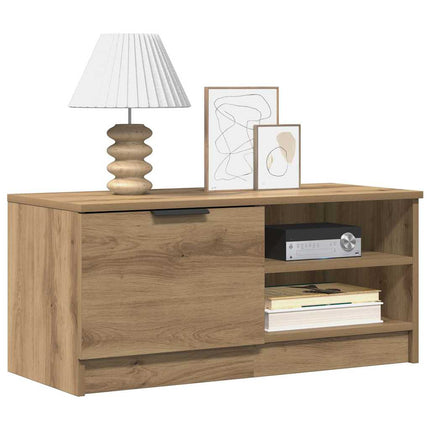 tv-borde 2 stk. 80x35x36,5 cm konstrueret træ kunsteg