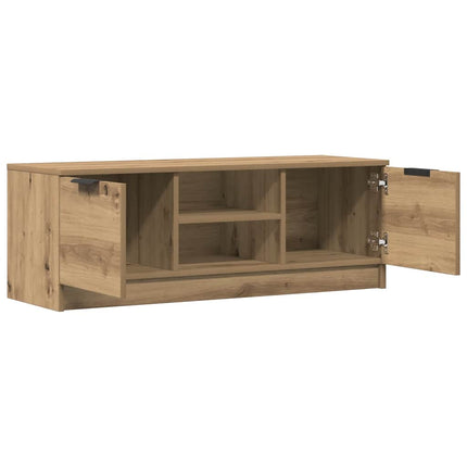 tv-bord 102x35x36,5 cm konstrueret træ kunsteg