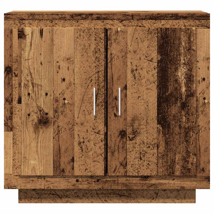 skænk 80x40x75 cm konstrueret træ gammelt trælook