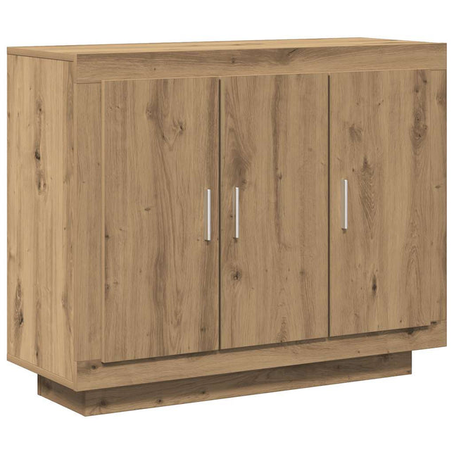 skænk 92x35x75 cm konstrueret træ artisan eg