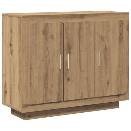 skænk 92x35x75 cm konstrueret træ artisan eg
