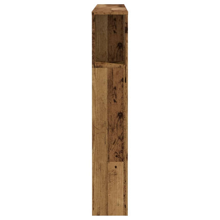 sengegavl 120x19x104,5 cm konstrueret træ antikt trælook